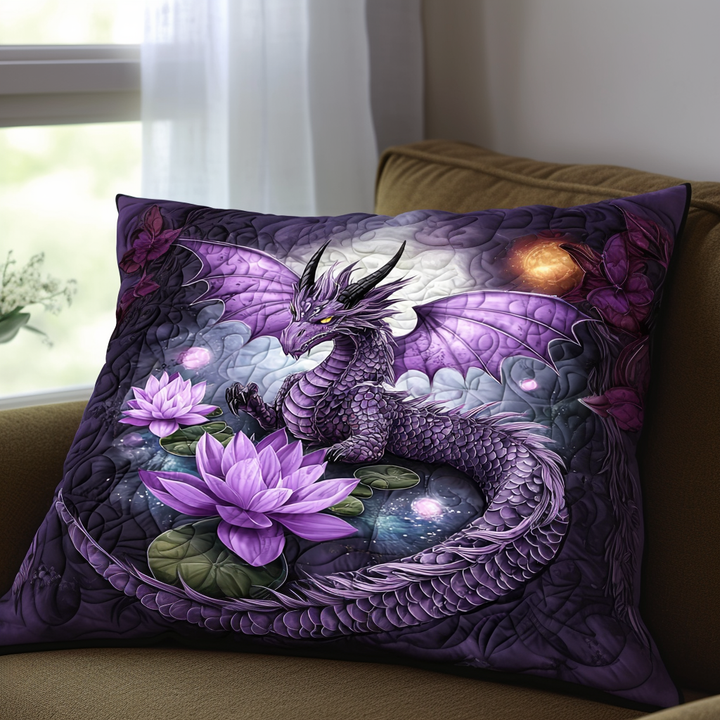 Dragon Spirit Quilted Bedding Pillow Case