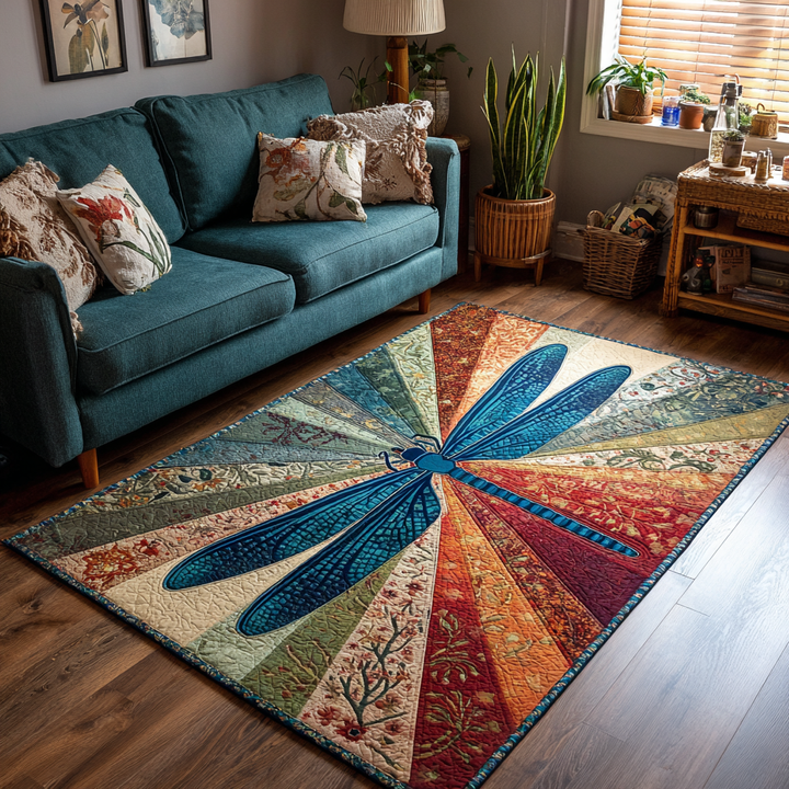 Dragonfly Glow Area Rug