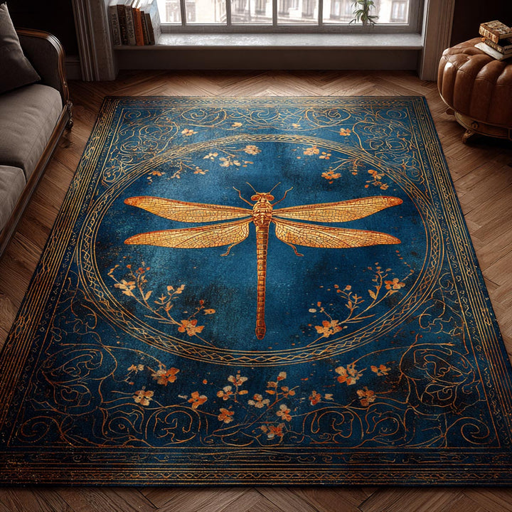 Dragonfly Glow Area Rug