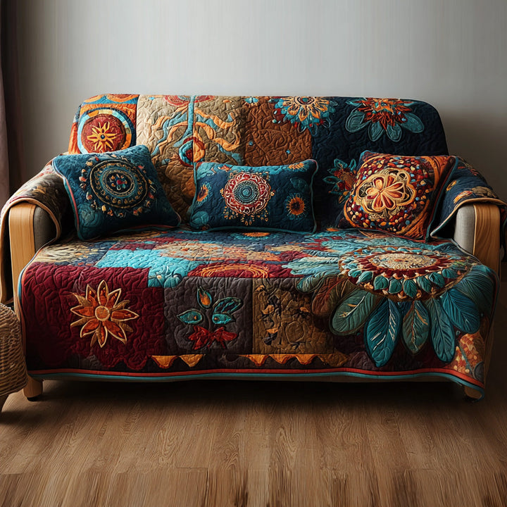 Dreamcatcher Daze Quilted Sofa Cover