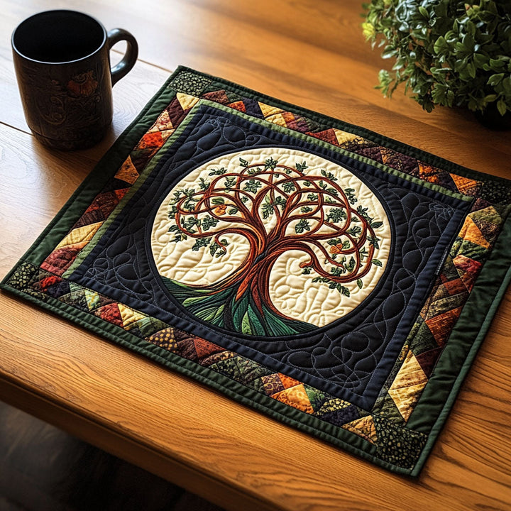 Earth Cycle Quilted Placemat