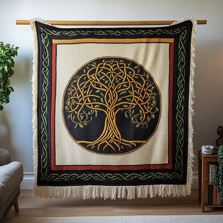 Earthbound Yggdrasil Woven Sofa Blanket