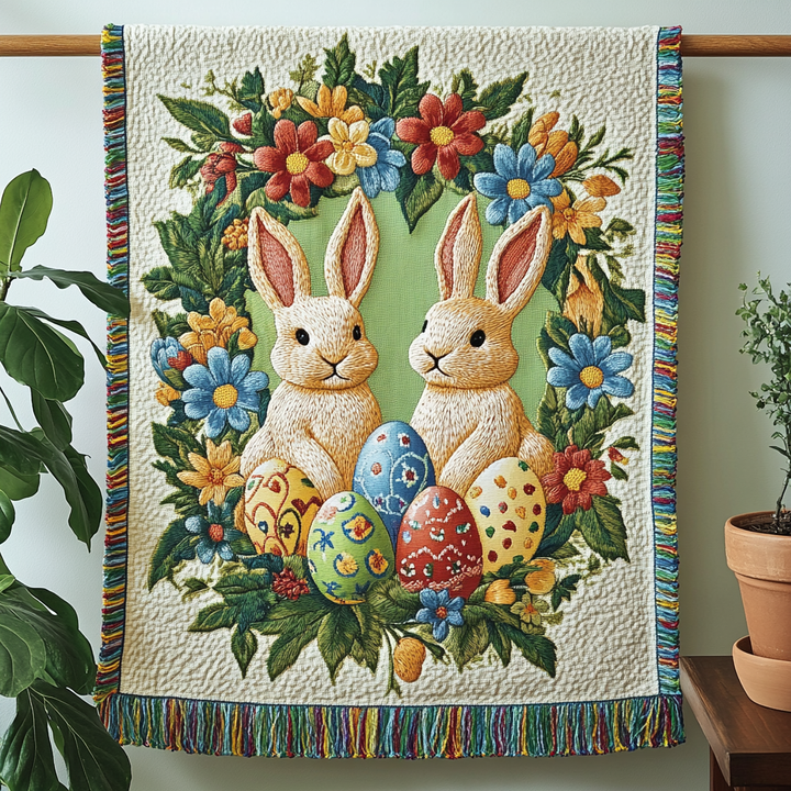 Easter Bliss Woven Sofa Blanket
