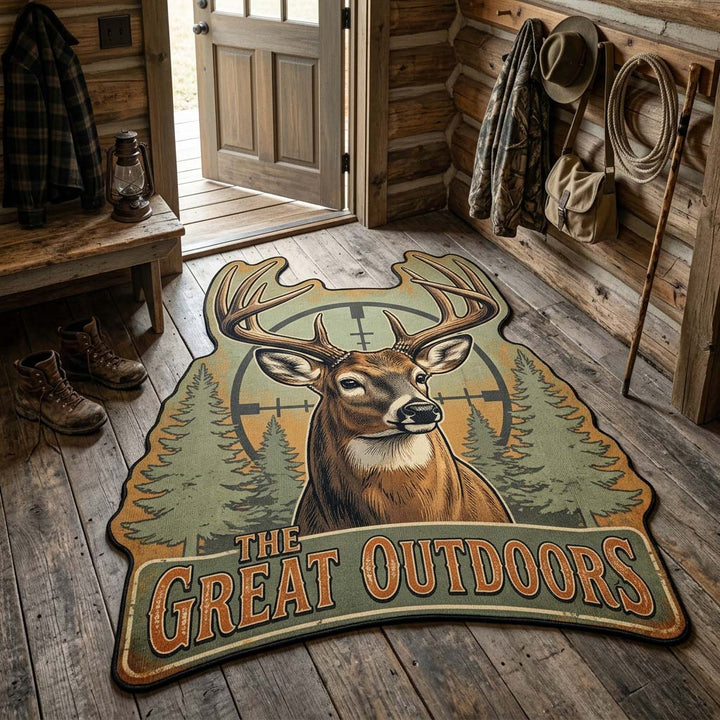 Echoes of Nature Custom Shape Area Rug