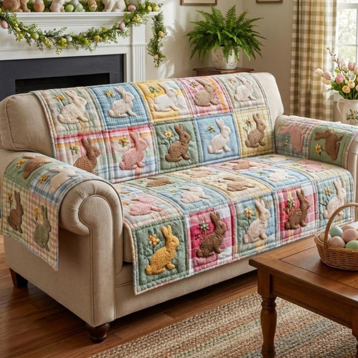 Egg Meadow Quilted Sofa Cover