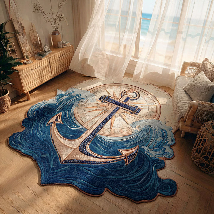 Emerald Bay Mosaic Custom Shape Area Rug