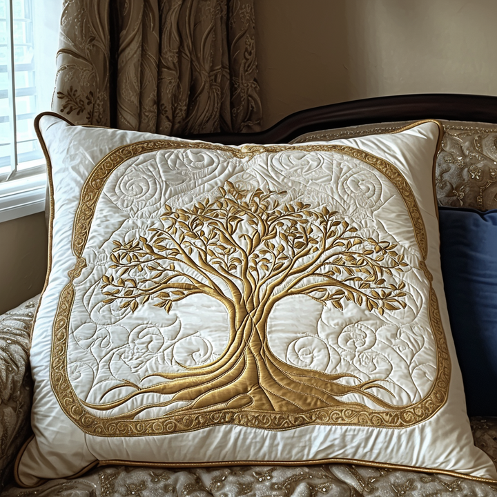 Eternal Tree Quilted Bedding Pillow Case