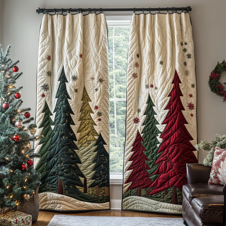 Evergreen Lane Quilted Curtains