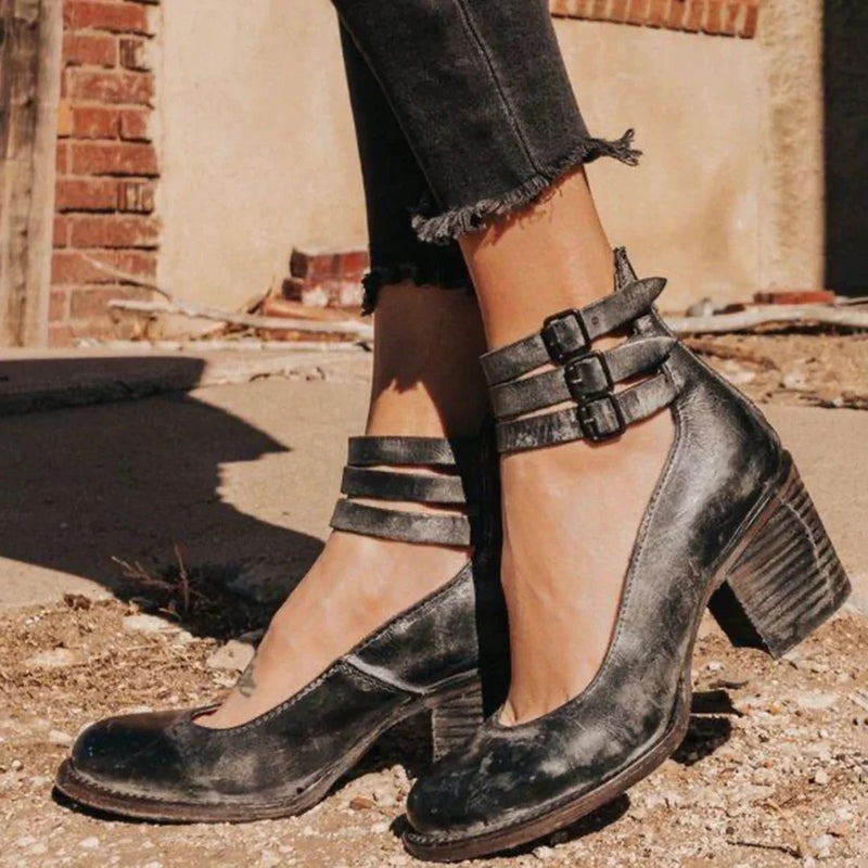 Vintage Buckle Pumps