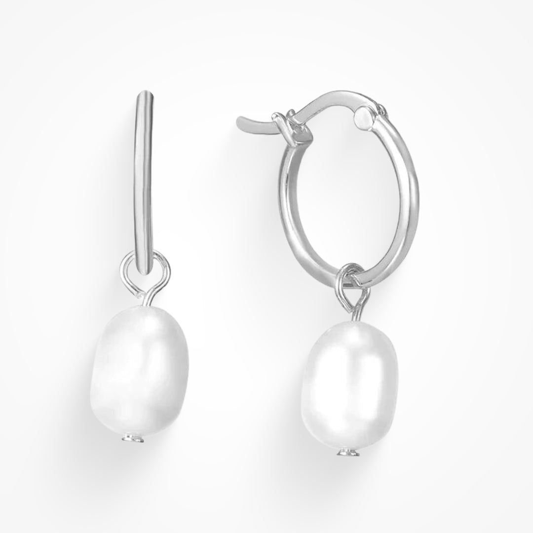 Shiny dangling earrings