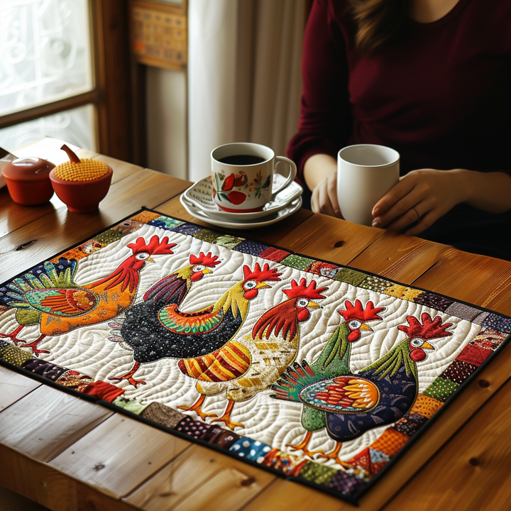 Farmhouse Flock Quilted Place Mat
