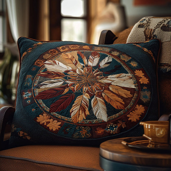 Feathered Dream Quilted Bedding Pillow Case