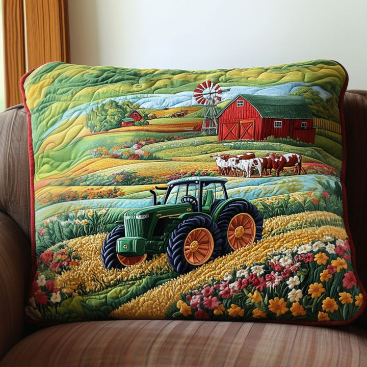 Field of Dreams Quilted Bedding Pillow Case