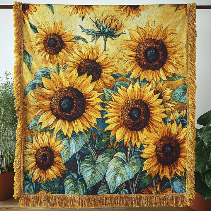 Field of Joy Woven Sofa Blanket