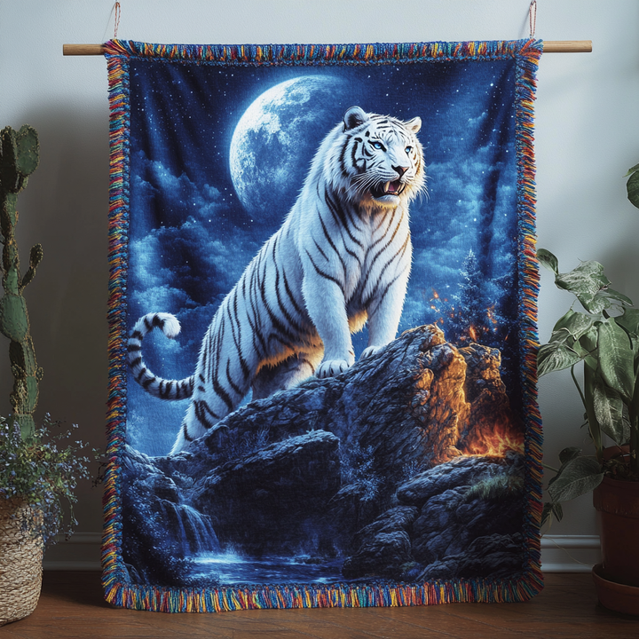 Fierce Elegance Woven Sofa Blanket