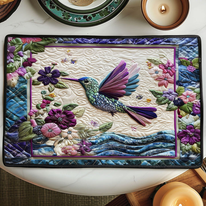 Floral Dazzle Quilted Placemat