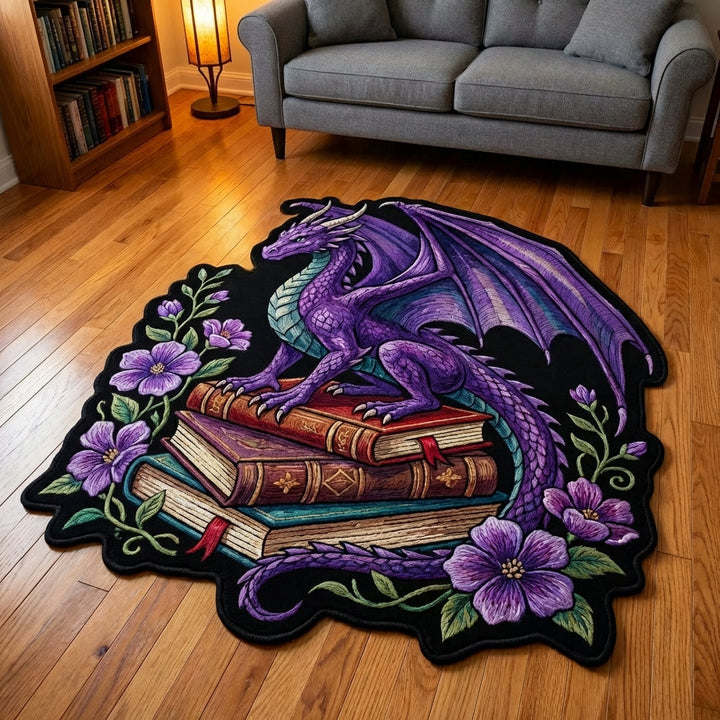 Floral Magic Custom Shape Area Rug