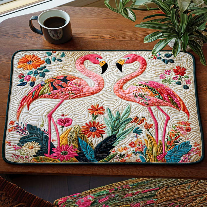Floral Serenade Quilted Placemat