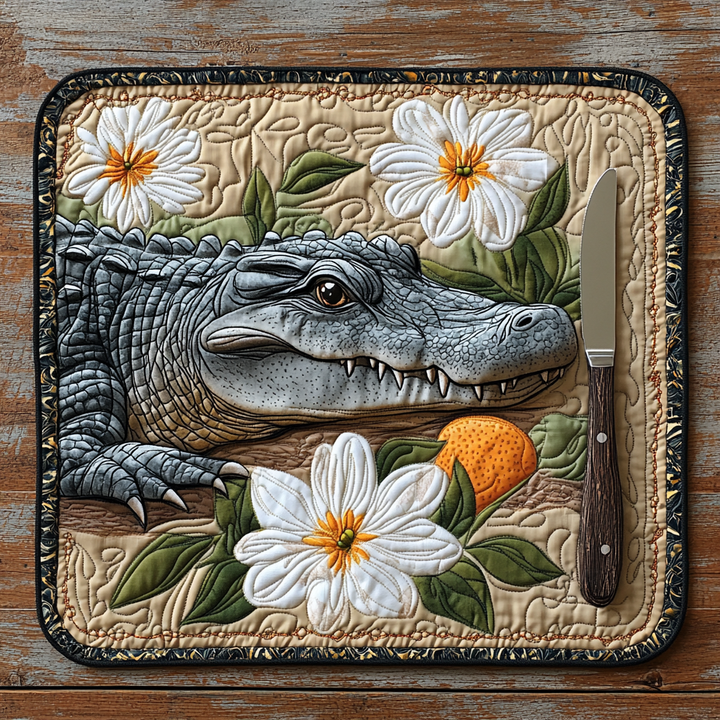 Florida Alligator Quilted Place Mat