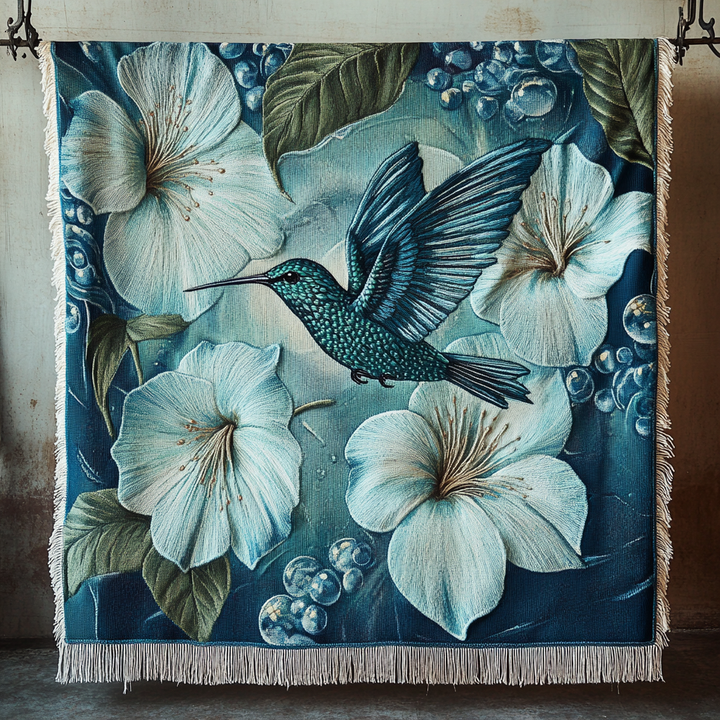 Flutter Jewel Woven Sofa Blanket