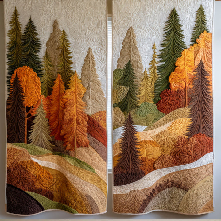 Forest Haven Quilted Curtains