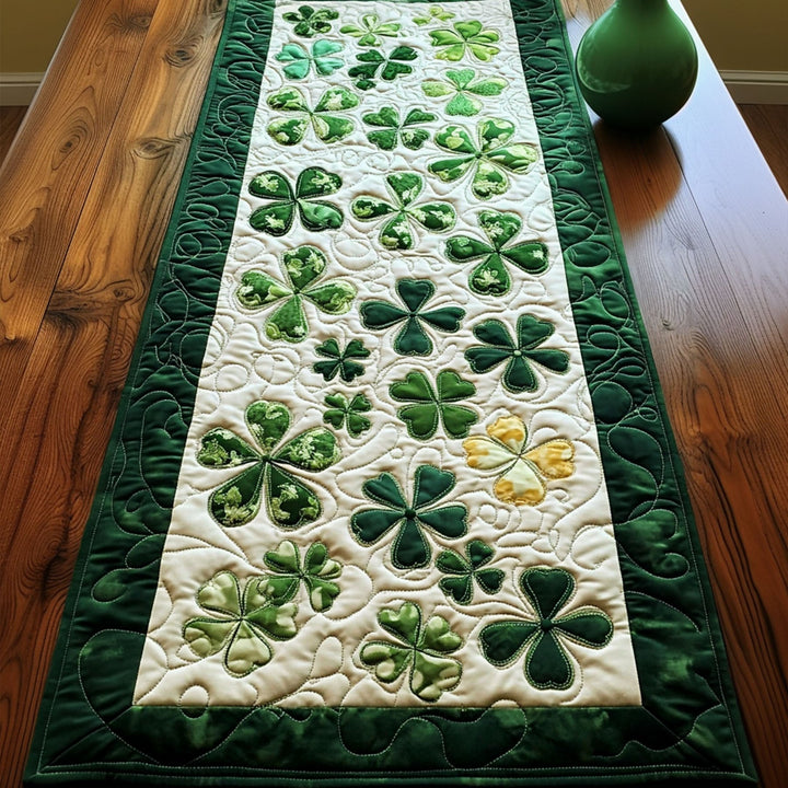 Forest of Luck Quilted Table Runner