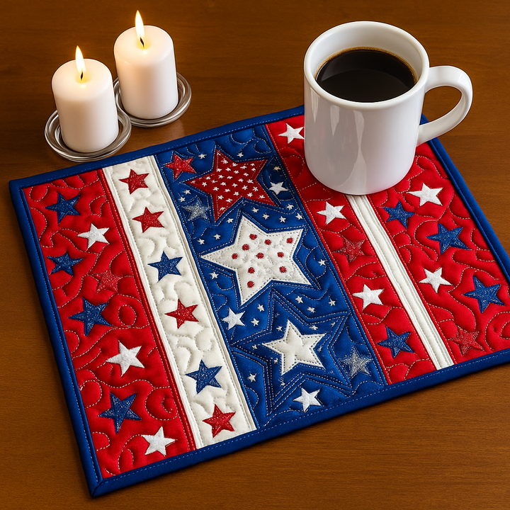 Freedom Threads Quilted Placemat