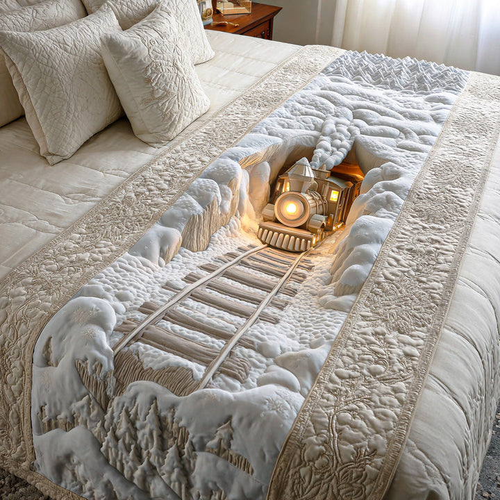 Frost Rail Dream Quilted Bed Runner