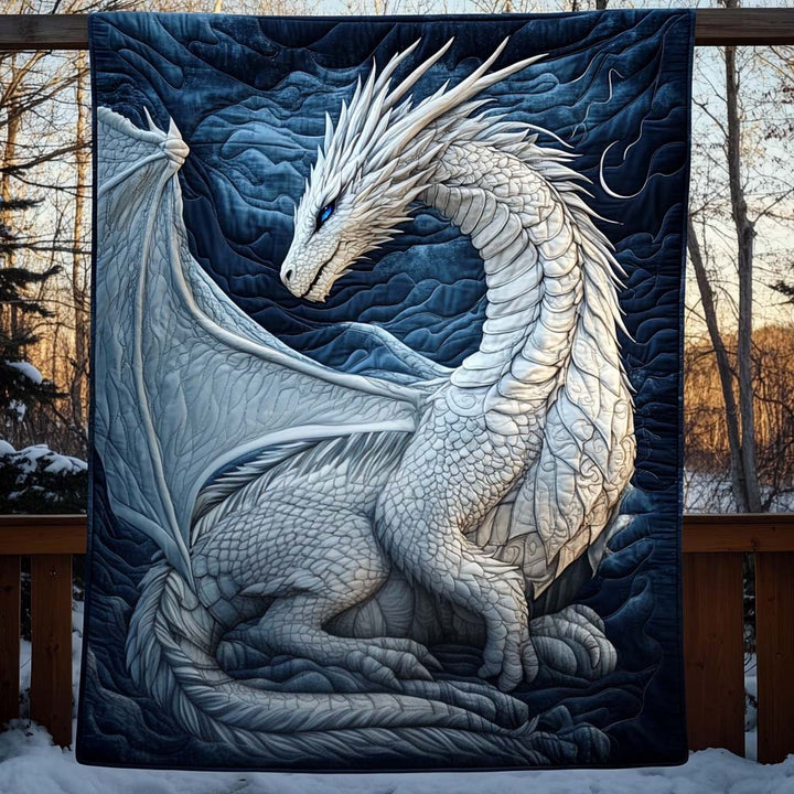 Frosted Majesty Quilted Blanket