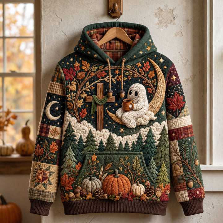 Hoodie with the Spirit of the Cross in the Moonlight