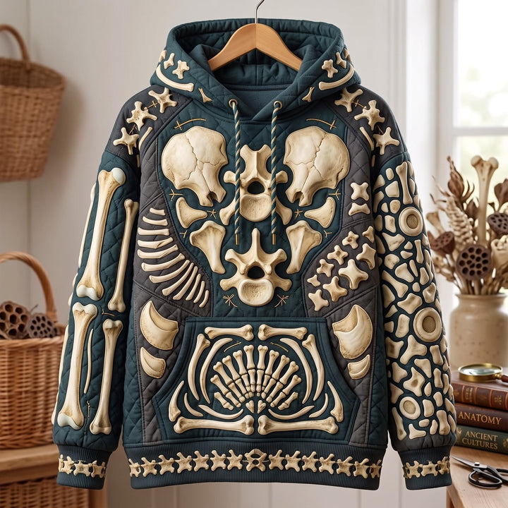 Scary Hood with Skull and Bones