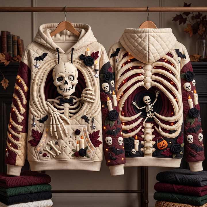 Halloween skull hoodie