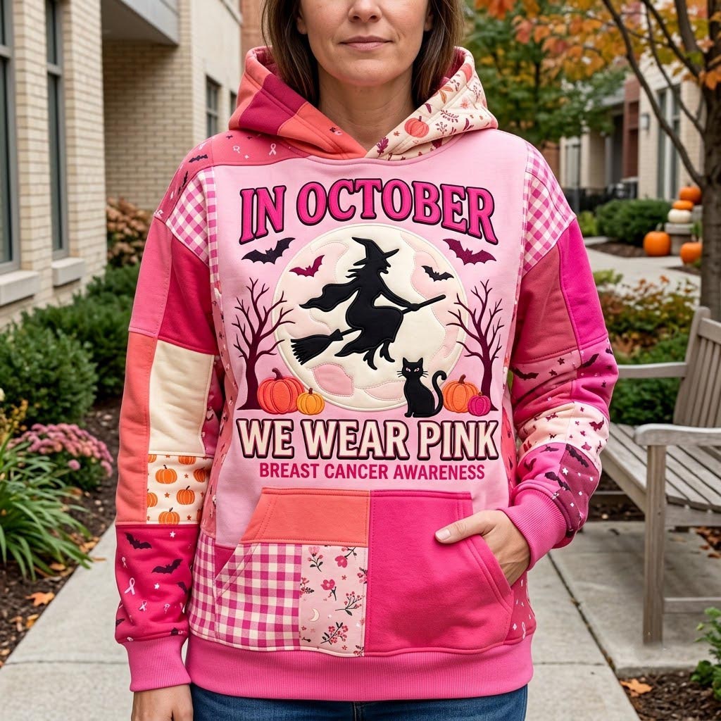 Pink magic of October - hoodie