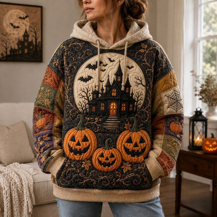 Hoodie with Pumpkin Ghosts
