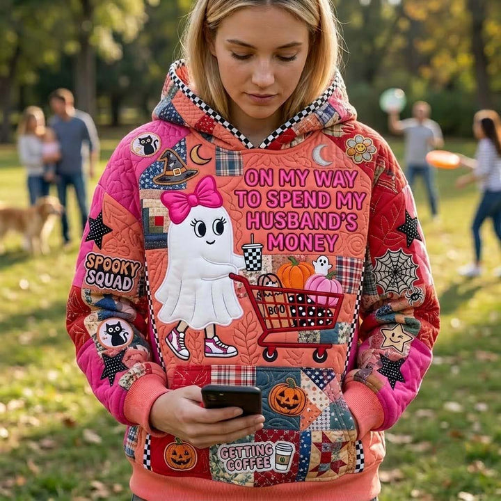 Pink Ghost Shopping Hood