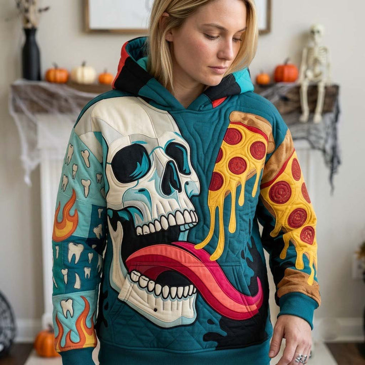 Hoodie with Skeletons after Dark