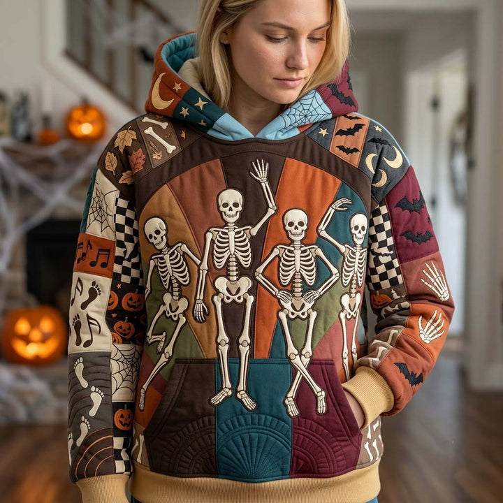Hoodie with Skeletons after Dark