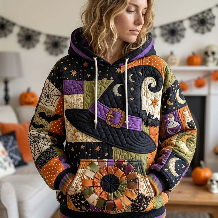 Hoodie Patchwork for Halloween at Midnight