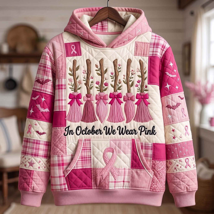 Pink Hood with Charm for October