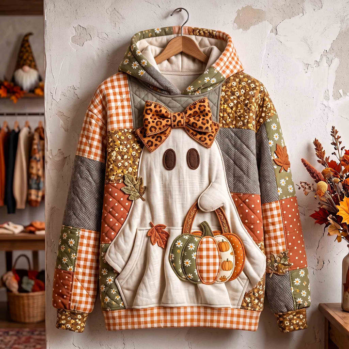 Cosy Sweatshirt with Ghosts in the Shape of a Pumpkin