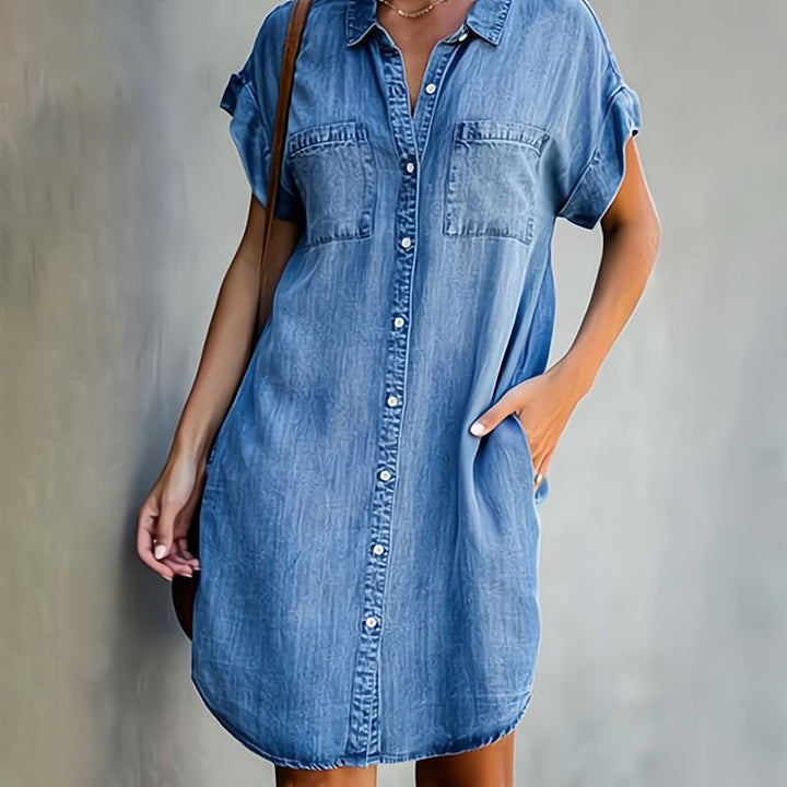 Kornelia - Chemise dress with buttons