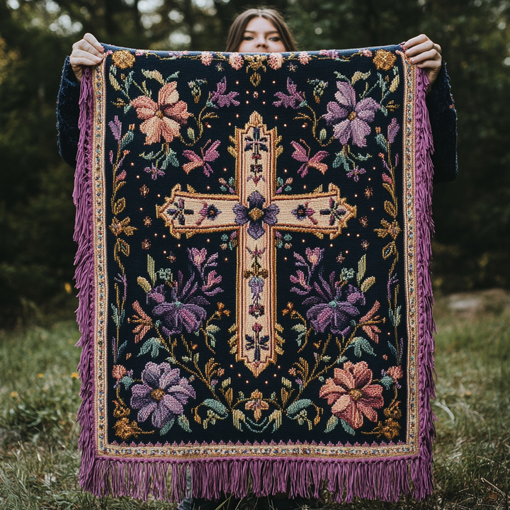 Garden of Grace Woven Sofa Blanket