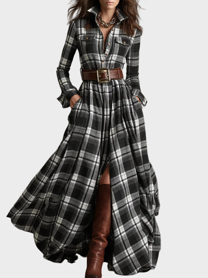 Evelyn - Classic Elegant Shirt Dress