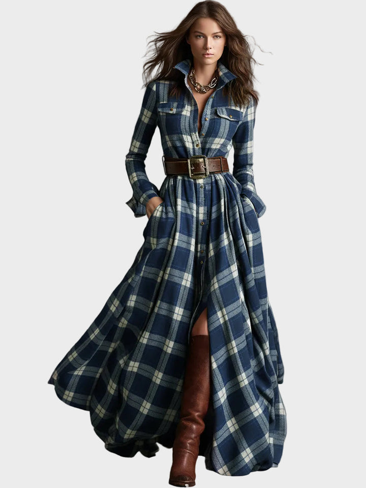 Evelyn - Classic Elegant Shirt Dress