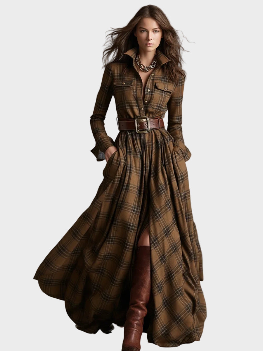 Evelyn - Classic Elegant Shirt Dress