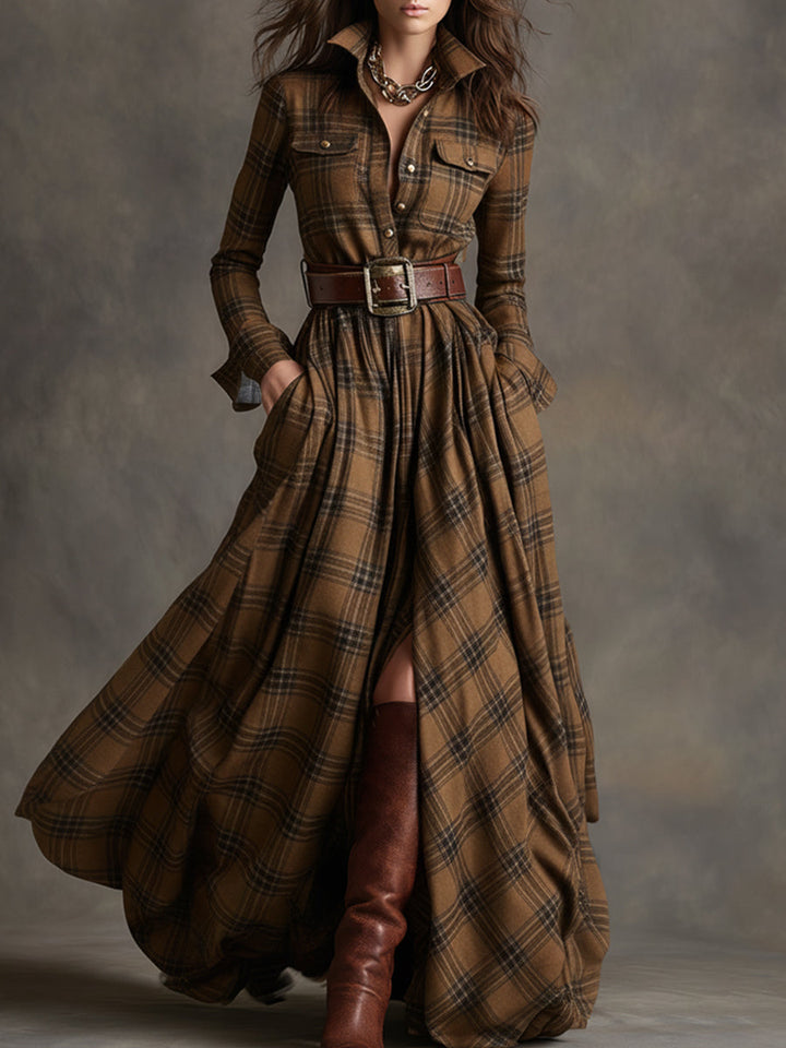 Evelyn - Classic Elegant Shirt Dress