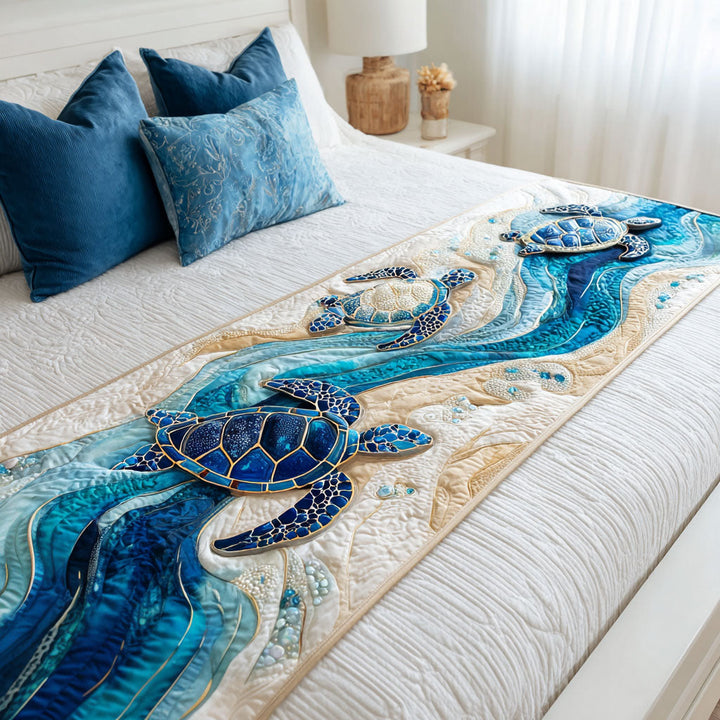 Gentle Glide Quilted Bed Runner