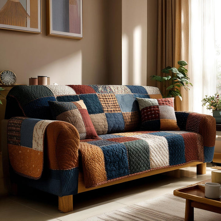 Gentle Living Quilted Sofa Cover