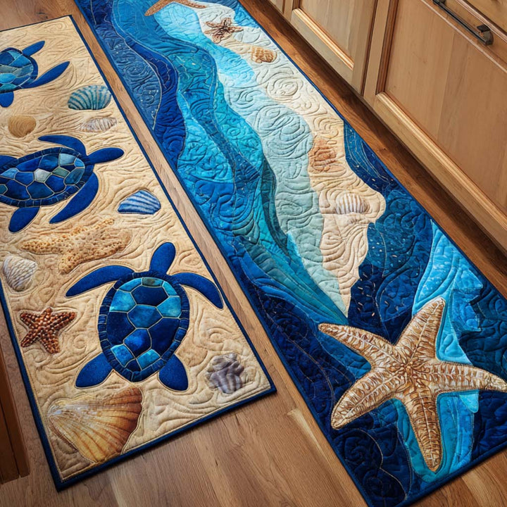 Gentle Swimmer Kitchen Area Rug