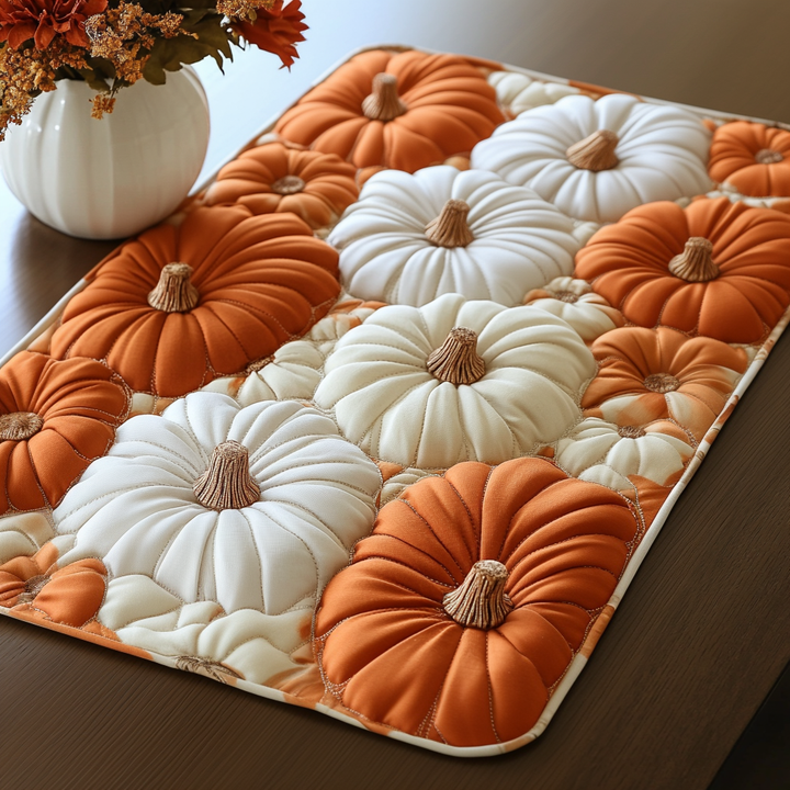 Golden Autumn Days Quilted Placemat